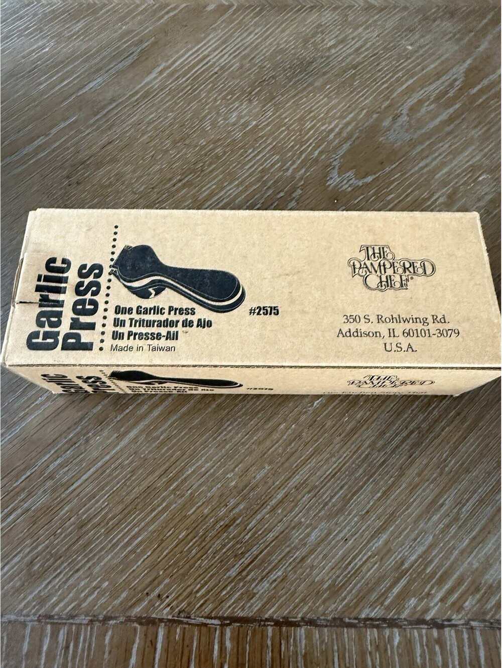 Pampered Chef Garlic Press New In Box